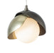 Hubbardton Forge - 161183-SKT-STND-07-86-GG0711 - One Light Mini Pendant - Brooklyn - Dark Smoke