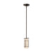 Hubbardton Forge - 183550-SKT-MULT-07-GG0118 - One Light Mini Pendant - Paralline - Dark Smoke