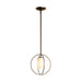 Hubbardton Forge - 187440-SKT-MULT-07-GG0160 - One Light Mini Pendant - Interlude - Dark Smoke