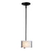 Hubbardton Forge - 188100-SKT-MULT-10-BB0156 - One Light Mini Pendant - Exos Glass - Black