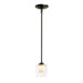 Hubbardton Forge - 188600-SKT-MULT-07-ZU0291 - One Light Mini Pendant - Simple Lines - Dark Smoke
