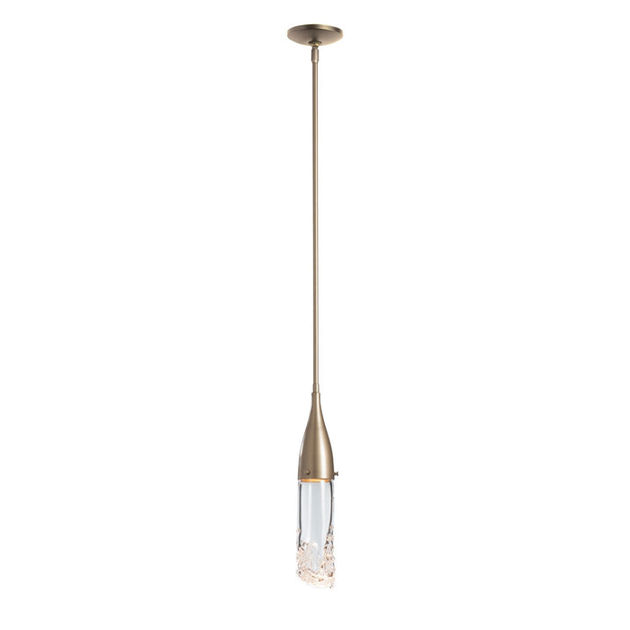 Hubbardton Forge - 188900-SKT-MULT-84-ZM0617 - One Light Mini Pendant - Fritz - Soft Gold