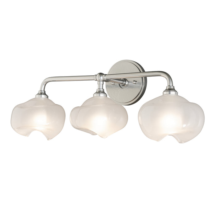 Hubbardton Forge - 201342-SKT-85-85-FD0710 - Three Light Bath Sconce - Ume - Sterling