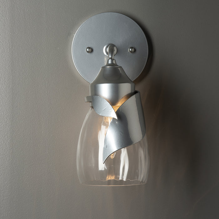Hubbardton Forge - 201350-SKT-85-LL0330 - One Light Bath Sconce - Lapas - Sterling