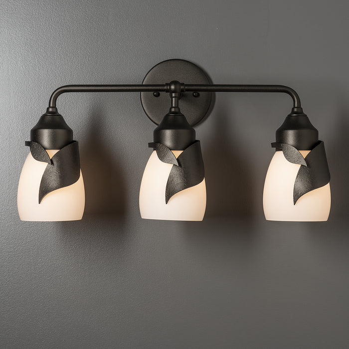 Hubbardton Forge - 201352-SKT-14-GG0330 - Three Light Bath Sconce - Lapas - Oil Rubbed Bronze