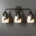 Hubbardton Forge - 201352-SKT-14-GG0330 - Three Light Bath Sconce - Lapas - Oil Rubbed Bronze