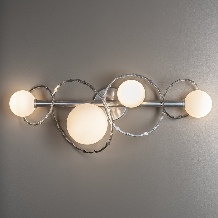 Hubbardton Forge - 201361-SKT-85-GG0712 - Four Light Bath Sconce - Olympus - Sterling