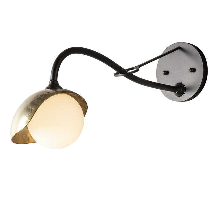 Hubbardton Forge - 201376-SKT-10-86-GG0711 - One Light Wall Sconce - Brooklyn - Black