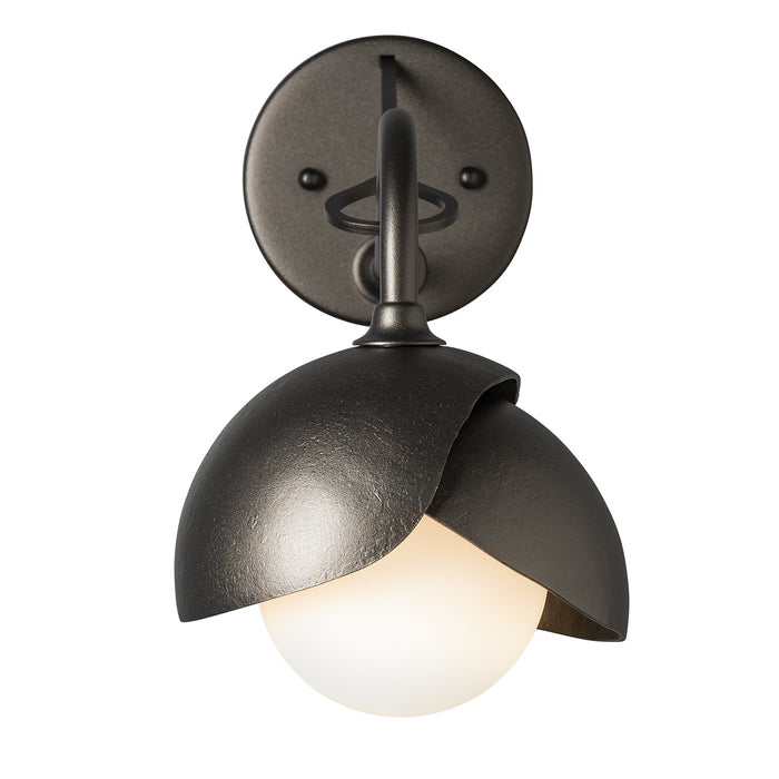 Hubbardton Forge - 201377-SKT-14-14-GG0711 - One Light Wall Sconce - Brooklyn - Oil Rubbed Bronze
