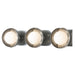 Hubbardton Forge - 201378-SKT-85-85-GG0711 - Three Light Bath Sconce - Brooklyn - Sterling