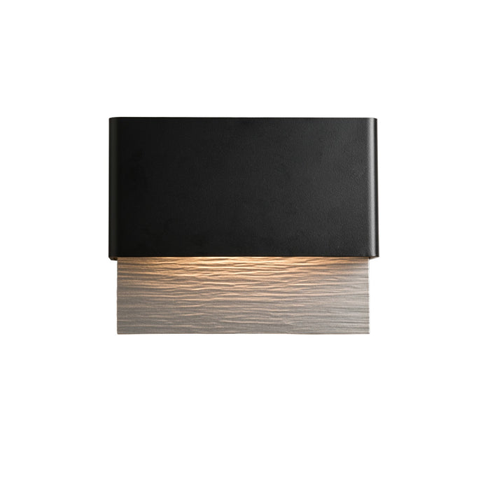 Hubbardton Forge - 302630-LED-80-78 - LED Outdoor Wall Sconce - Stratum - Coastal Black