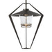 Hubbardton Forge - 362651-SKT-MULT-14-ZM0727 - One Light Outdoor Pendant/Semi-Flush - Stellar - Coastal Oil Rubbed Bronze