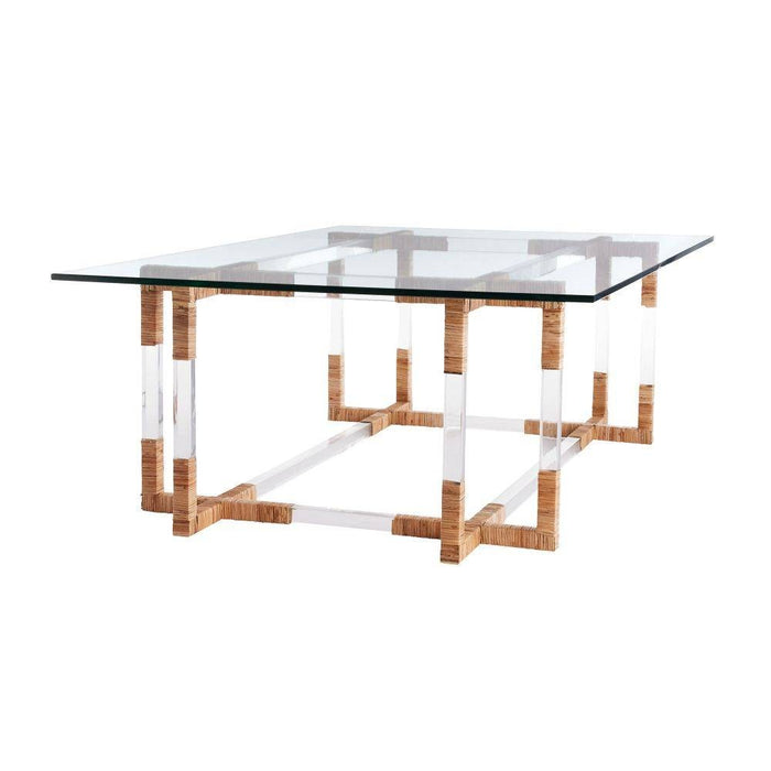 Arteriors - DC2021 - Coffee Table - Corset - Clear