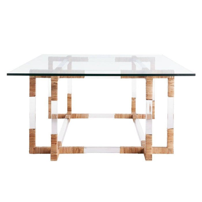 Arteriors - DC2021 - Coffee Table - Corset - Clear
