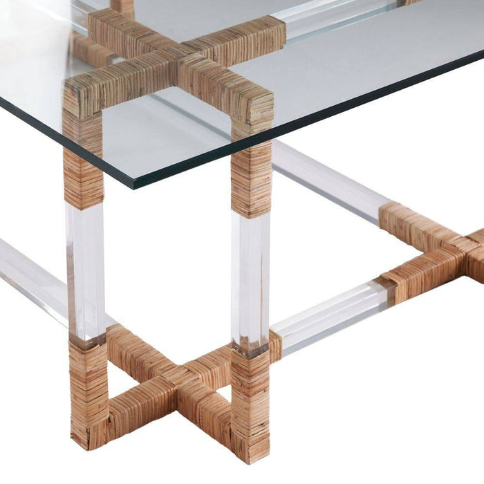 Arteriors - DC2021 - Coffee Table - Corset - Clear