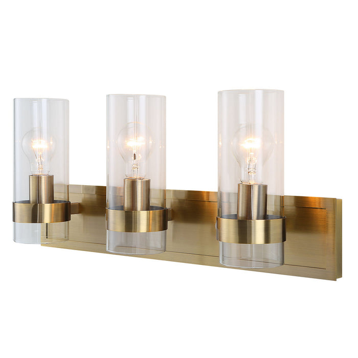 Uttermost - 22870 - Three Light Vanity - Cardiff - Oxidized Antique Brass