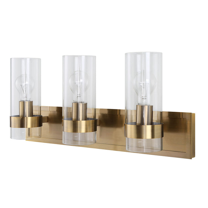 Uttermost - 22870 - Three Light Vanity - Cardiff - Oxidized Antique Brass