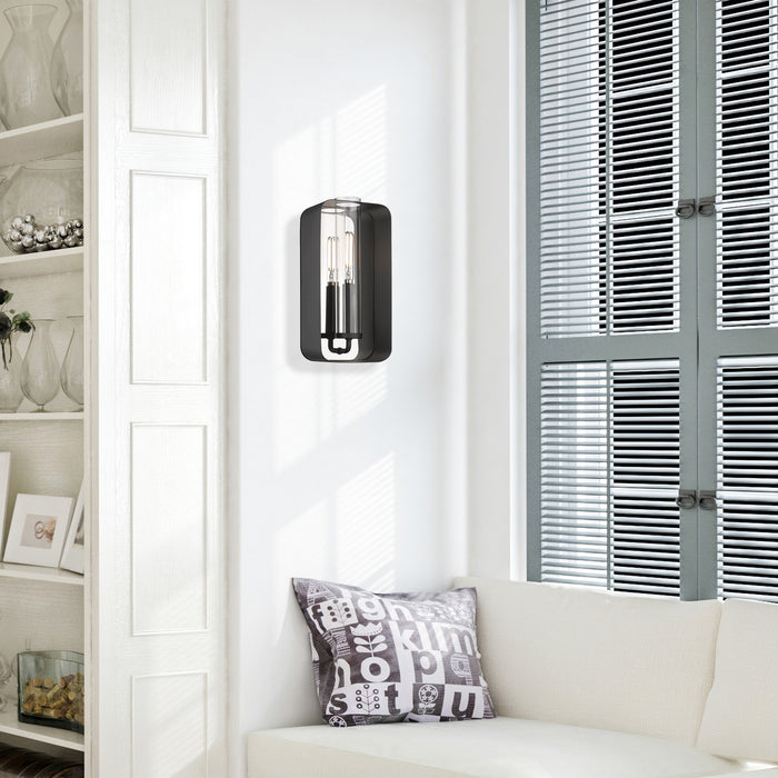 Golden - 2090-WSC NB - One Light Wall Sconce - Skye - Natural Black