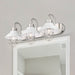 Golden - 3320-BA3 PW-WHT - Three Light Bath Vanity - Lana - Pewter