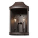 Golden - 4308-OWM TBZ - Two Light Outdoor Wall Sconce - Cohen - Textured Bronze