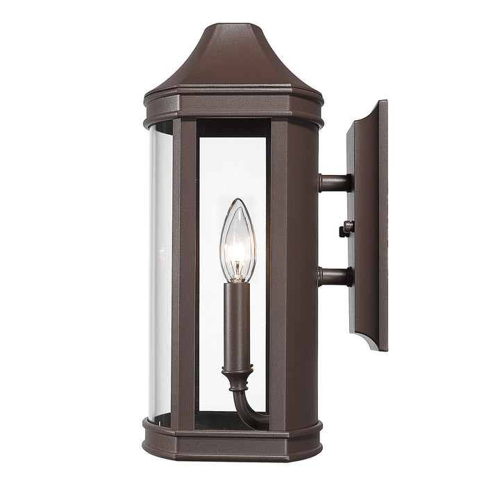 Golden - 4308-OWM TBZ-BCB - Two Light Outdoor Wall Sconce - Cohen - Textured Bronze