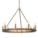 Golden - 7412-9 CP - Nine Light Chandelier - Carraway - Copper Patina
