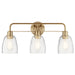 Kichler - 55102CPZ - Three Light Bath - Meller - Champagne Bronze