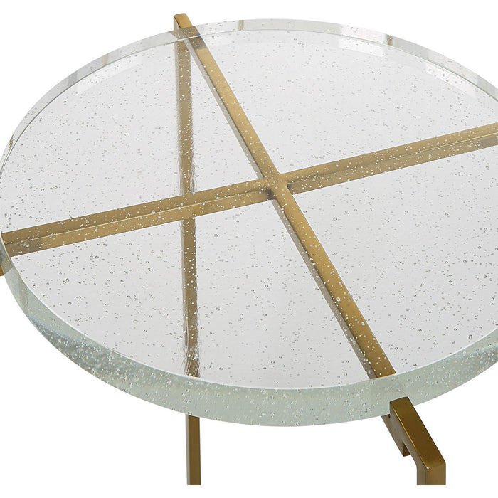 Uttermost - 25226 - Accent Table - Star-crossed - Brushed Gold