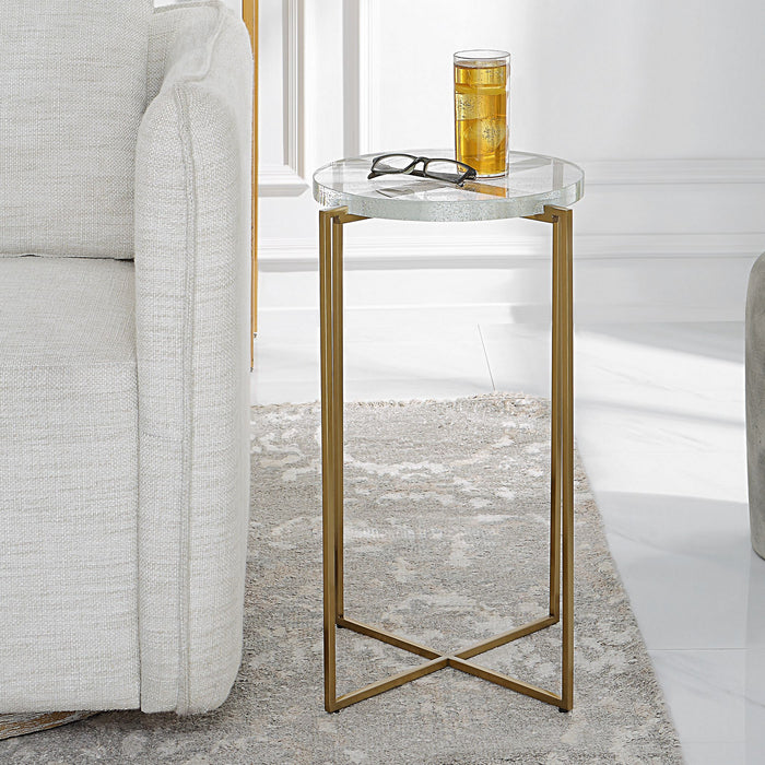 Uttermost - 25226 - Accent Table - Star-crossed - Brushed Gold
