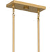 Quoizel - KEL633NWS - Six Light Island Chandelier - Kelleher - Nouveau Painted Weathered Brass
