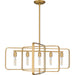 Quoizel - PCDPR534BWS - Five Light Island Chandelier - Dupree - Brushed Weathered Brass