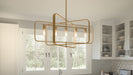 Quoizel - PCDPR534BWS - Five Light Island Chandelier - Dupree - Brushed Weathered Brass