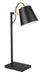 Eglo USA - 43613A - One Light Table Lamp - Lacey - Structured Black, Natural Wood