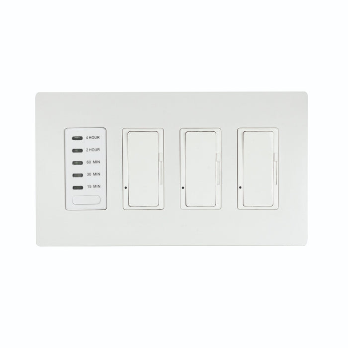 Eurofase - EFSWTD3 - 3 Dimmer And 1 Timer For Use With Control Boxes - White