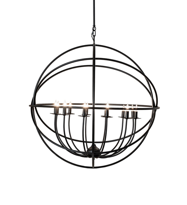 Meyda Tiffany - 247246 - 12 Light Chandelier - Atom Enerjisi - Solar Black