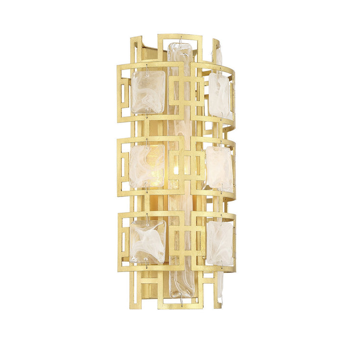 Savoy House - 9-2030-2-260 - Two Light Wall Sconce - Portia - True Gold