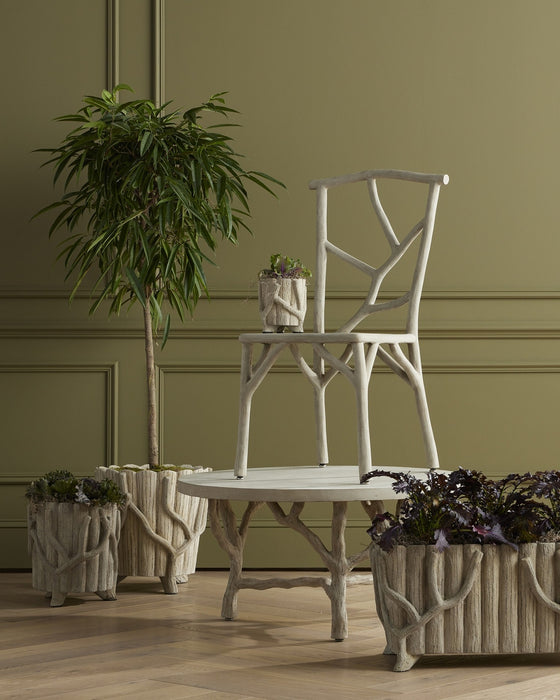 Currey and Company - 2200-0020 - Planter - Faux Bois Planter - Portland/Faux Bois