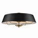 Kichler - 52543BK - Four Light Pendant/Semi Flush Mount - Luella - Black