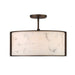 Minka-Lavery - 1679-755 - Four Light Semi Flush Mount - Buchanan - Hellenic Bronze