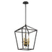 Minka-Lavery - 2103-726 - Four Light Pendant - Townhall - Coal And Soft Brass