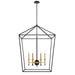 Minka-Lavery - 2106-726 - Six Light Pendant - Townhall - Coal And Soft Brass