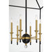 Minka-Lavery - 2106-726 - Six Light Pendant - Townhall - Coal And Soft Brass