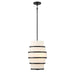 Minka-Lavery - 2441-66A - Three Light Pendant - Cascade - Coal