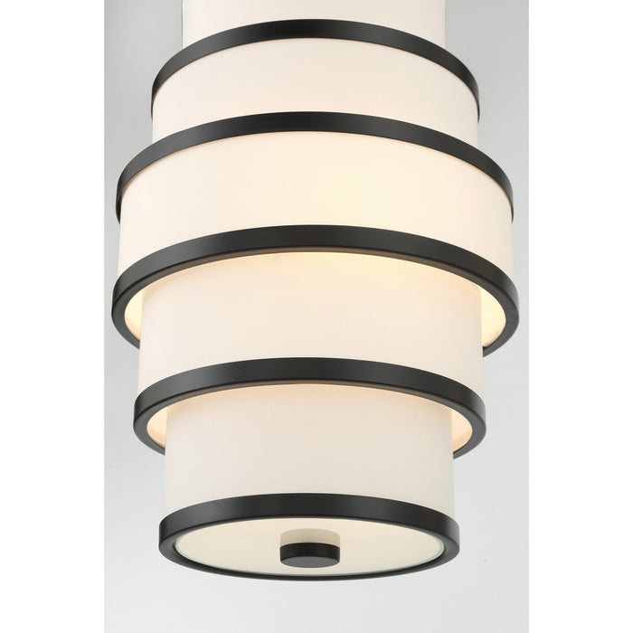 Minka-Lavery - 2441-66A - Three Light Pendant - Cascade - Coal