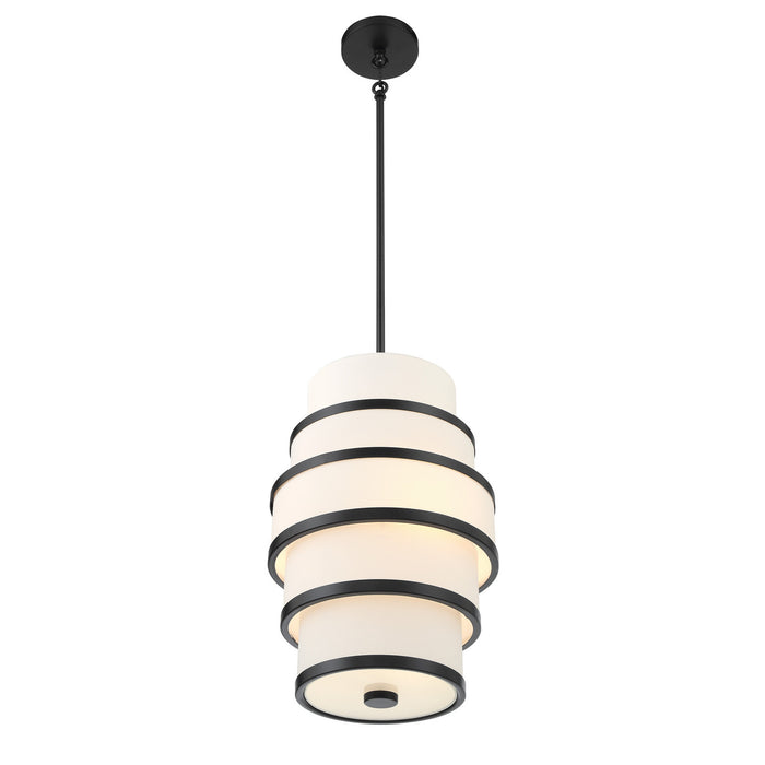 Minka-Lavery - 2441-66A - Three Light Pendant - Cascade - Coal