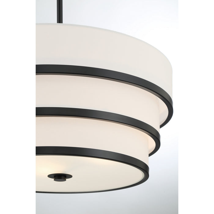 Minka-Lavery - 2443-66A - Three Light Pendant - Cascade - Coal