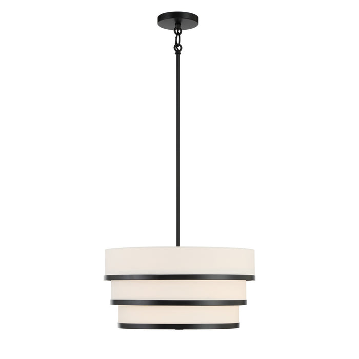 Minka-Lavery - 2443-66A - Three Light Pendant - Cascade - Coal