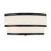 Minka-Lavery - 2444-66A - Three Light Flush Mount - Cascade - Coal