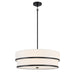 Minka-Lavery - 2445-66A - Four Light Pendant - Cascade - Coal