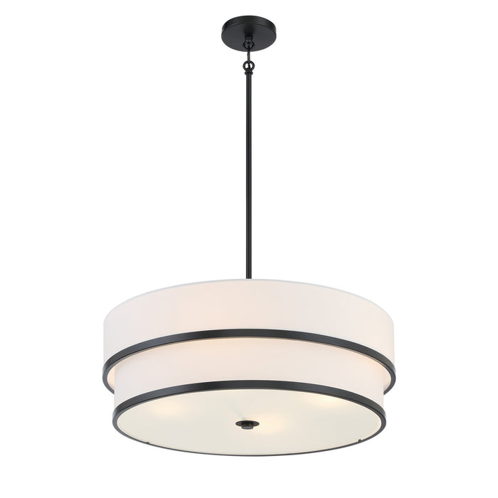 Minka-Lavery - 2445-66A - Four Light Pendant - Cascade - Coal